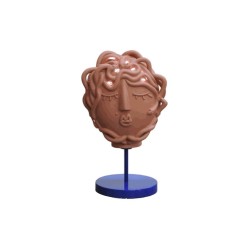 SELETTI MAGNA GRAECIA 2.0 Tischlampe 24 x 14 cm Terracotta - Ulysse Mask