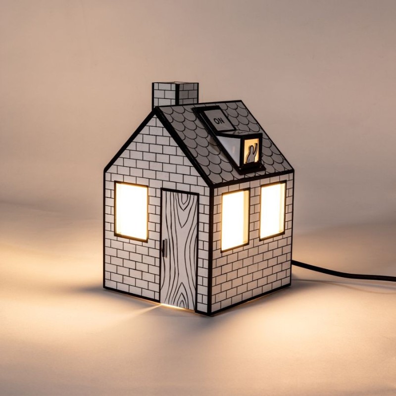 SELETTI ON-OFF Servierteller 16 x 16 x 25 cm