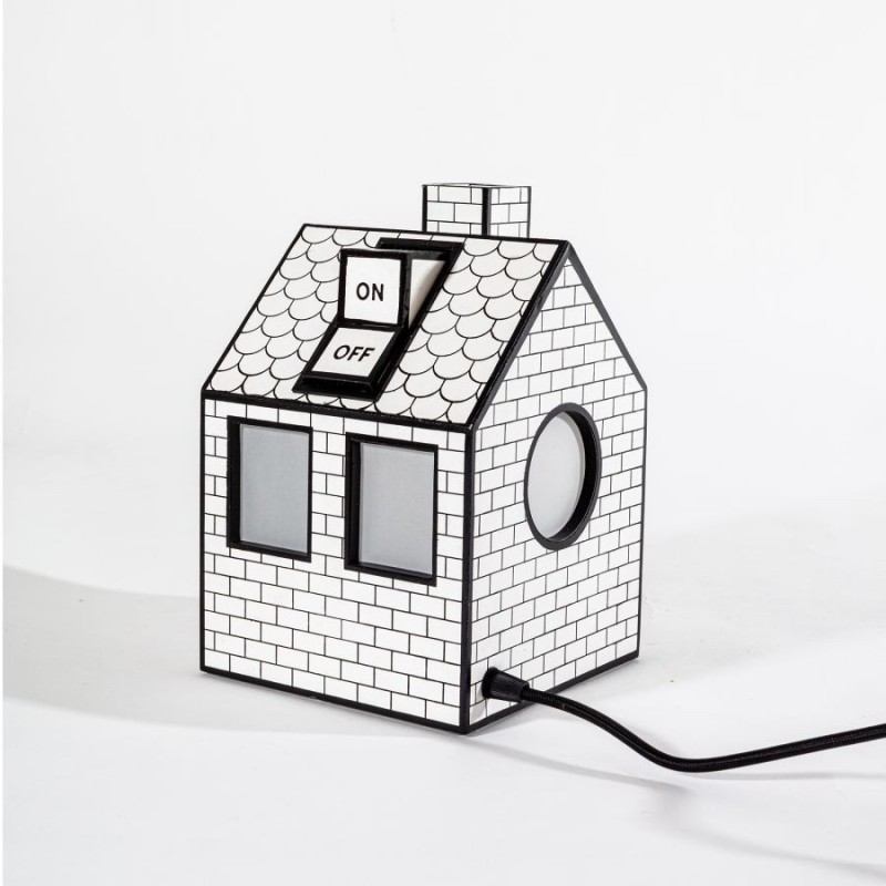 SELETTI ON-OFF Servierteller 16 x 16 x 25 cm