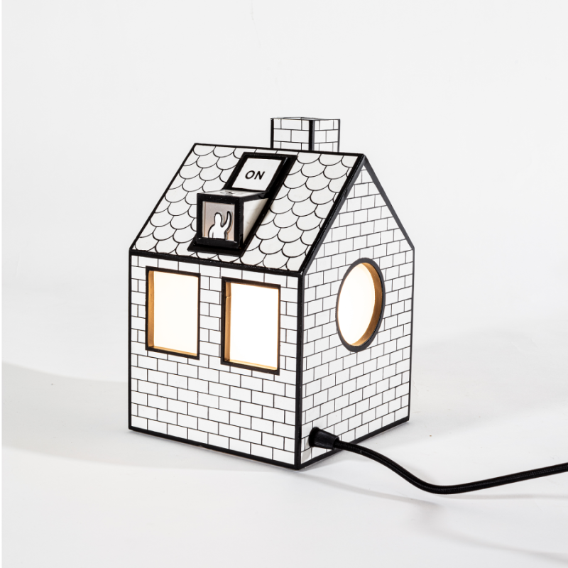 SELETTI ON-OFF Servierteller 16 x 16 x 25 cm