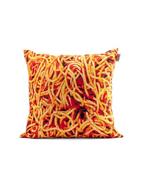 SELETTI TOILETPAPER Coussin 67 x 67 cm - Spaghetti