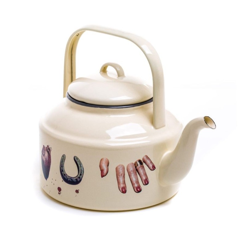SELETTI TOILETPAPER Teekanne ø 18 cm Emaille