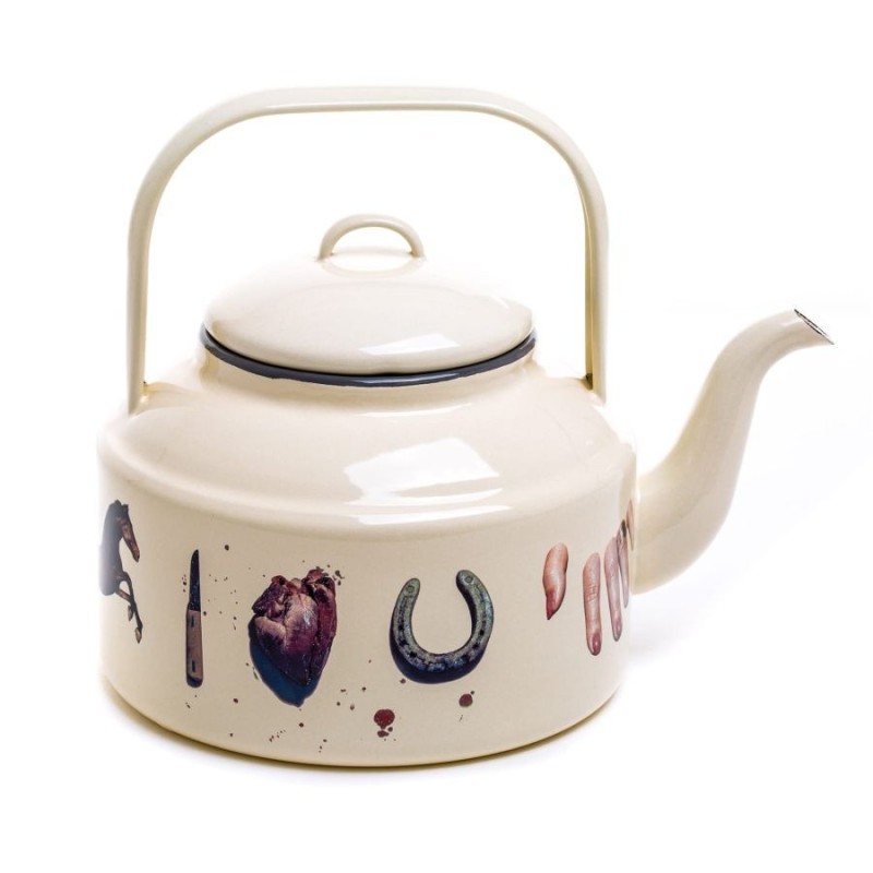 SELETTI TOILETPAPER Teekanne ø 18 cm Emaille