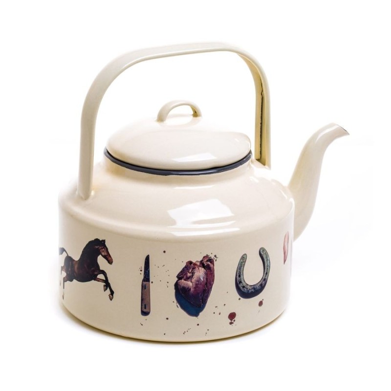 SELETTI TOILETPAPER Teekanne ø 18 cm Emaille