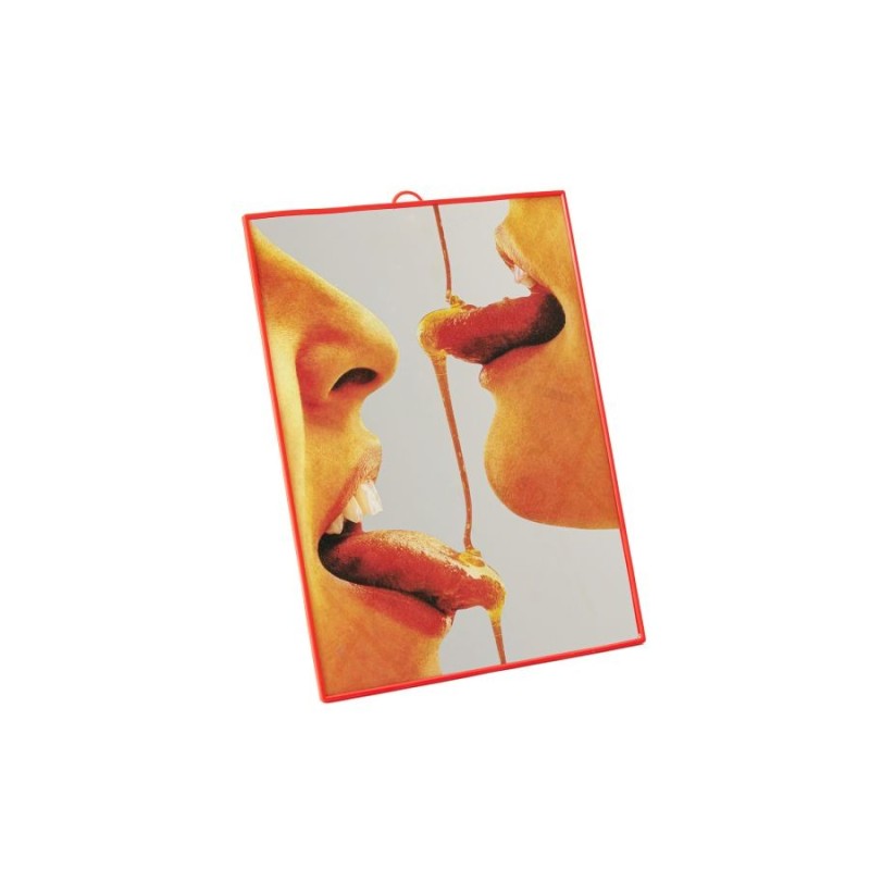 SELETTI TOILETPAPER Spiegel 22,5 x 29,5 cm - Honey