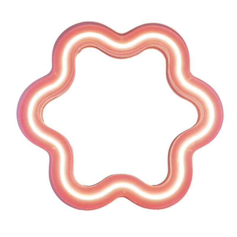 SELETTI SUPERCURVE Spiegel 118,5 x 108 x 4 cm mit transparentem Rahmen