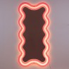 SELETTI SUPERCURVE Spiegel 90 x 185 x 4 cm mit transparentem Rahmen