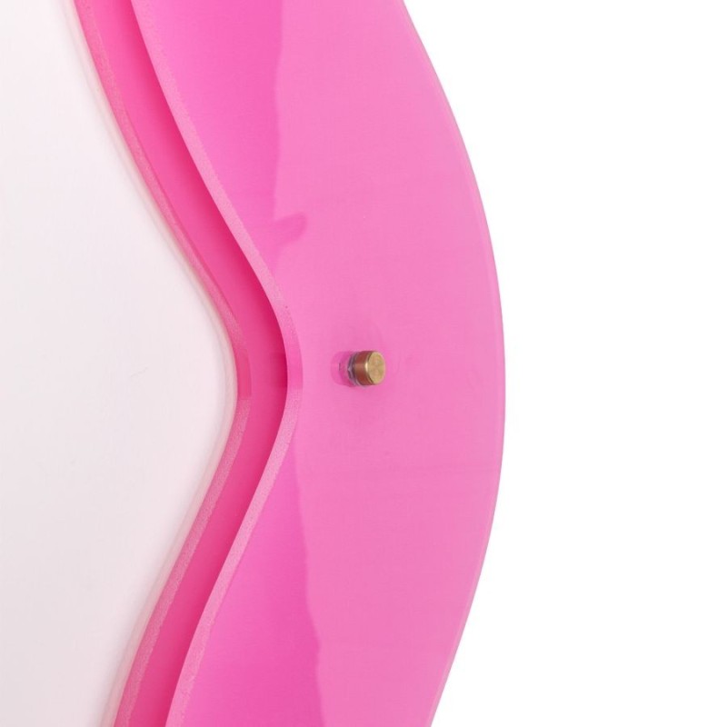 SELETTI SUPERCURVE Spiegel 90 x 185 x 4 cm mit transparentem Rahmen