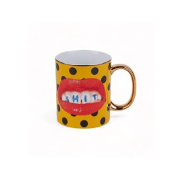 SELETTI TOILETPAPER Becher Ø 10 cm Porzellan - Shit