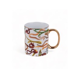 SELETTI TOILETPAPER Becher Ø 10 cm Porzellan - Snakes