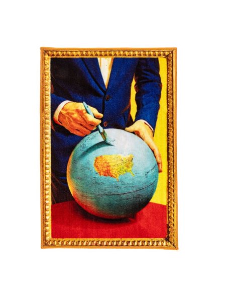 SELETTI TOILETPAPER Tapis de bain 60 x 90 cm - Globe