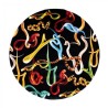 SELETTI TOILETPAPER Teppichboden ø 200 cm Polyester - Snakes