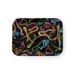 SELETTI TOILETPAPER Servierteller 32 x 43,5 cm Melamin - Snakes