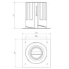 BRICK IN THE WALL Pixo R 50 IP20 LED 500 lm remote driver WARMDIM