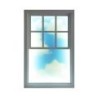 SELETTI WINDOWS LAMP Lampe 57 x 90 x 4,5 cm Holz und Acryl - Loft Window