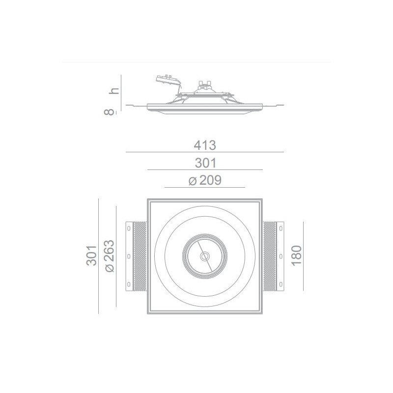 BRICK IN THE WALL Touch-It 111 IP20 LED 2000 lm CRI80