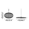 Tom Dixon Spring Pendant Large lampe a suspension