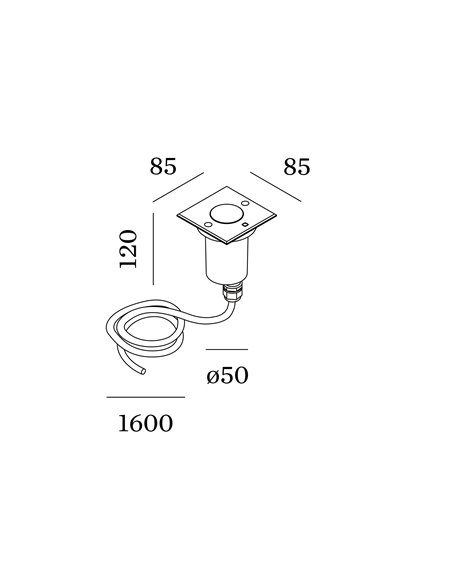 Tech chart exterior floor recessed 0.9-2