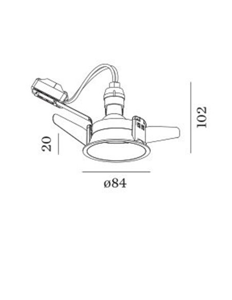 Wever & Ducré DEEP 1.0 PAR16 blade springs