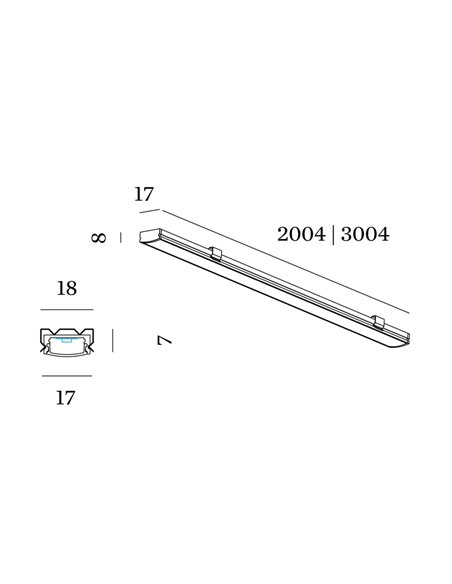 Wever & Ducré ILANE 1.0 2.0M Plafonnier