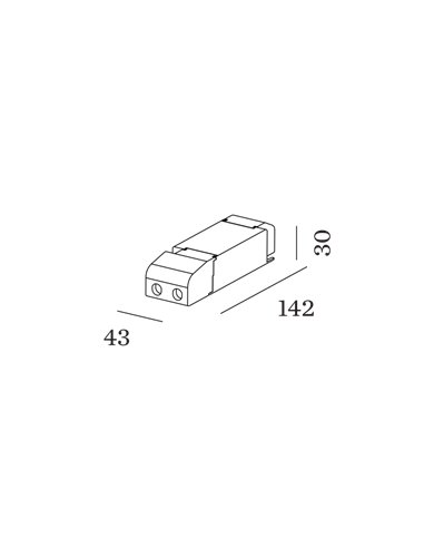 Wever & Ducré LED DRIVER 24V/35W Accessoire