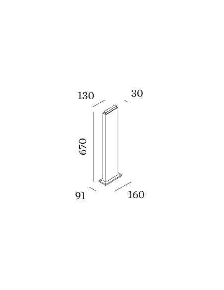 Wever & Ducré with fixation plate BASE 800