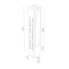 BRICK IN THE WALL Slim IP20 LED 500 lm remote driver WARMDIM