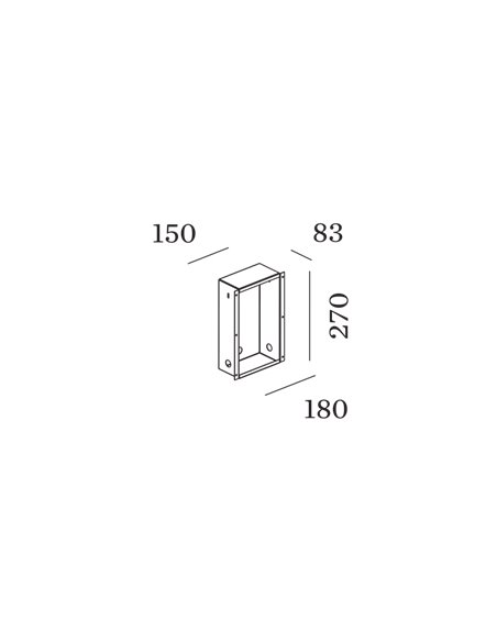 Wever & Ducré THEMIS 1.7 Recessed Housing