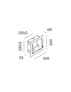 Wever & Ducré ORIS 1.3 Plasterkit + Recessed Housing