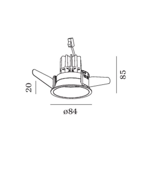 Wever & Ducré DEEP 1.0 LED blade springs