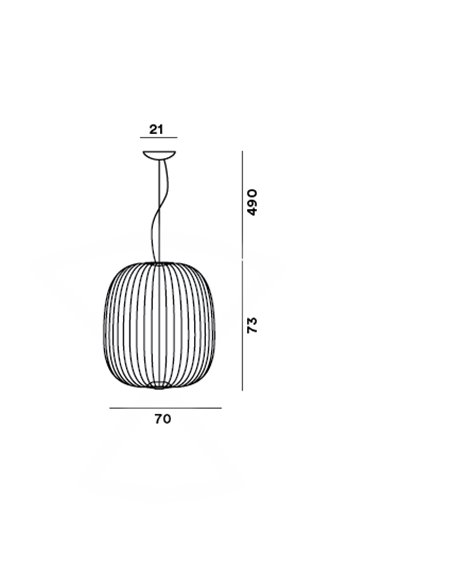 Foscarini Spokes 2 Large lampe a suspension