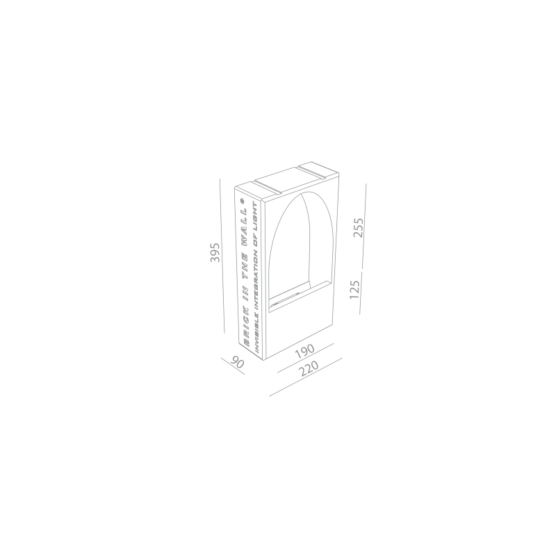 BRICK IN THE WALL Moor 2 IP54 Bathroom LED 800LM 230VAC