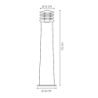 Royal Botania Rusty Lampe borne 70cm LED