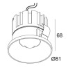 Delta Light ARTUUR R IP44 Spot encastré