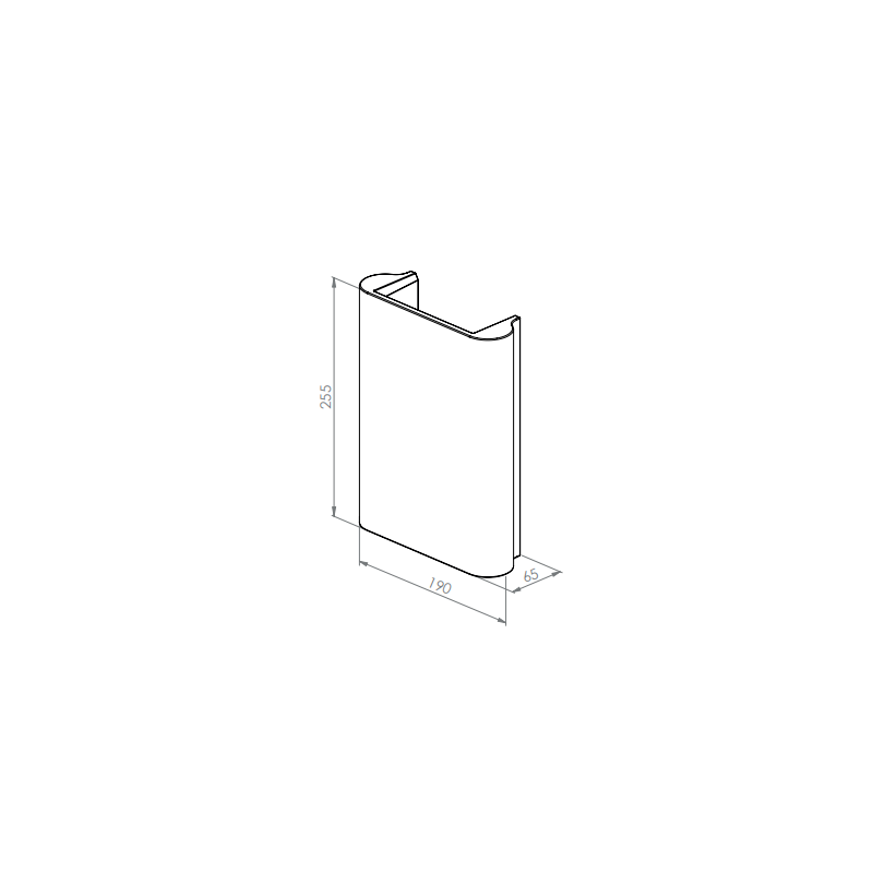BRICK IN THE WALL Zyrco H Duo IP20 LED 2x500LM 230VAC WARMDIM