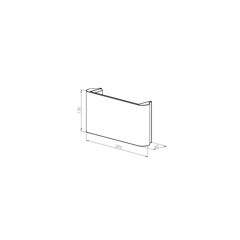 BRICK IN THE WALL Zyrco L Mono IP20 LED 900LM 230VAC WARMDIM