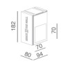 BRICK IN THE WALL Mini Square LED DIM 100LM IP20