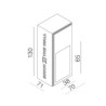 BRICK IN THE WALL Nano LED DIM 100LM IP20