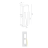 BRICK IN THE WALL Stripp LED DIM 100LM IP54 Bathroom