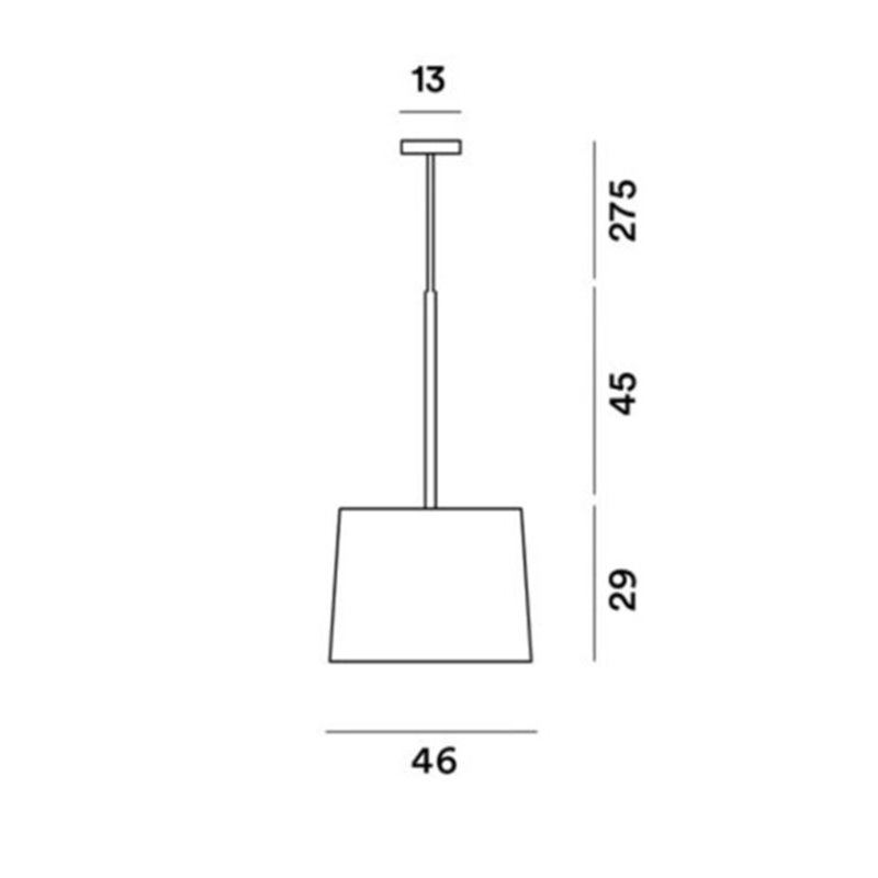Foscarini Twiggy Rosewood Mylight Susp. Lampe A Suspension