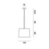 Foscarini Twiggy Rosewood Mylight Susp. Lampe A Suspension