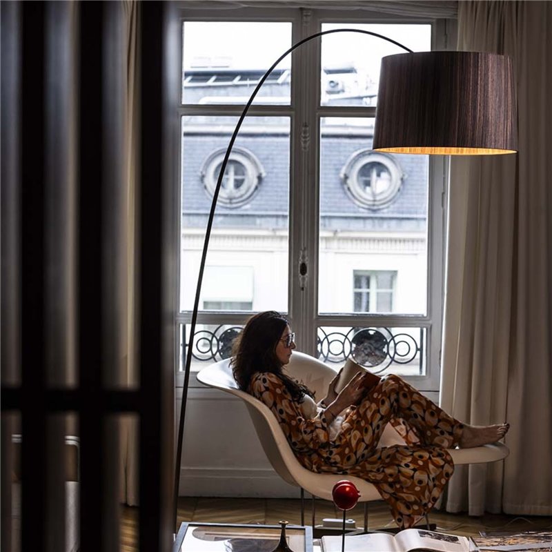 Foscarini Twiggy Elle Rosewood Floor Lampe De Sol