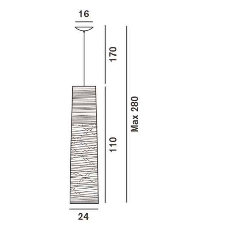 Foscarini Tress Media Susp. 10M Lampe A Suspension