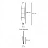 Foscarini Havana Outdoor Bassa Stake-Mounted objet d'éclairage