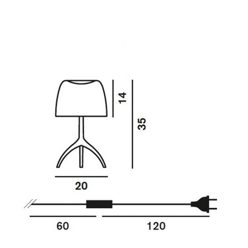 Foscarini Lumiere Small lampe de table