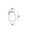Foscarini Rituals 1 Wall E27 Wandlampe