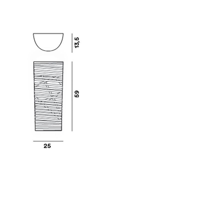 Foscarini Tress Wall Small Wandlampe
