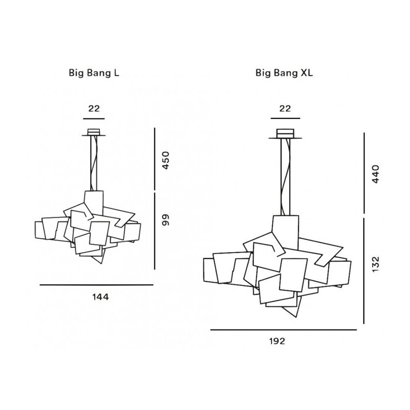 Foscarini Big Bang Large lampe a suspension