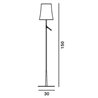 Foscarini Birdie Reading Led Stehlampe
