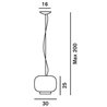 Foscarini Chouchin 3 Dim Hängelampe